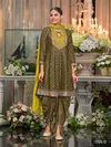 Eba 1705 Chinon With Embroidery Siquance Work Top Bottom With Dupatta Bulk Orders In India